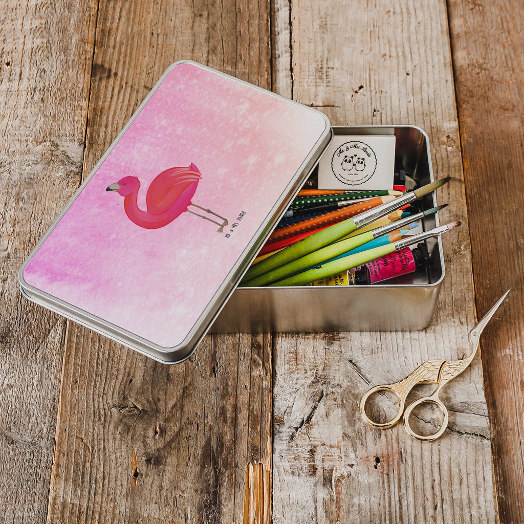 Metal tin flamingo Proud lock-up box, metal box, storage tin, storage box, lunch box, tin box, Tin can, cookie tin, aluminium tin, container, tins, Flamingo, pink, pink bird, bird of paradise, red, flamingo decoration, gift pink, gifts, gift idea, children, adults, girls, flamingo fans, summer, vacation, sea, unusual gifts in pink, pink gifts, girls gifts, small gifts, Caribbean feeling, funny sayings, mom, self-acceptance, daughter, proud, self-love, friend, joy, best friend, sister