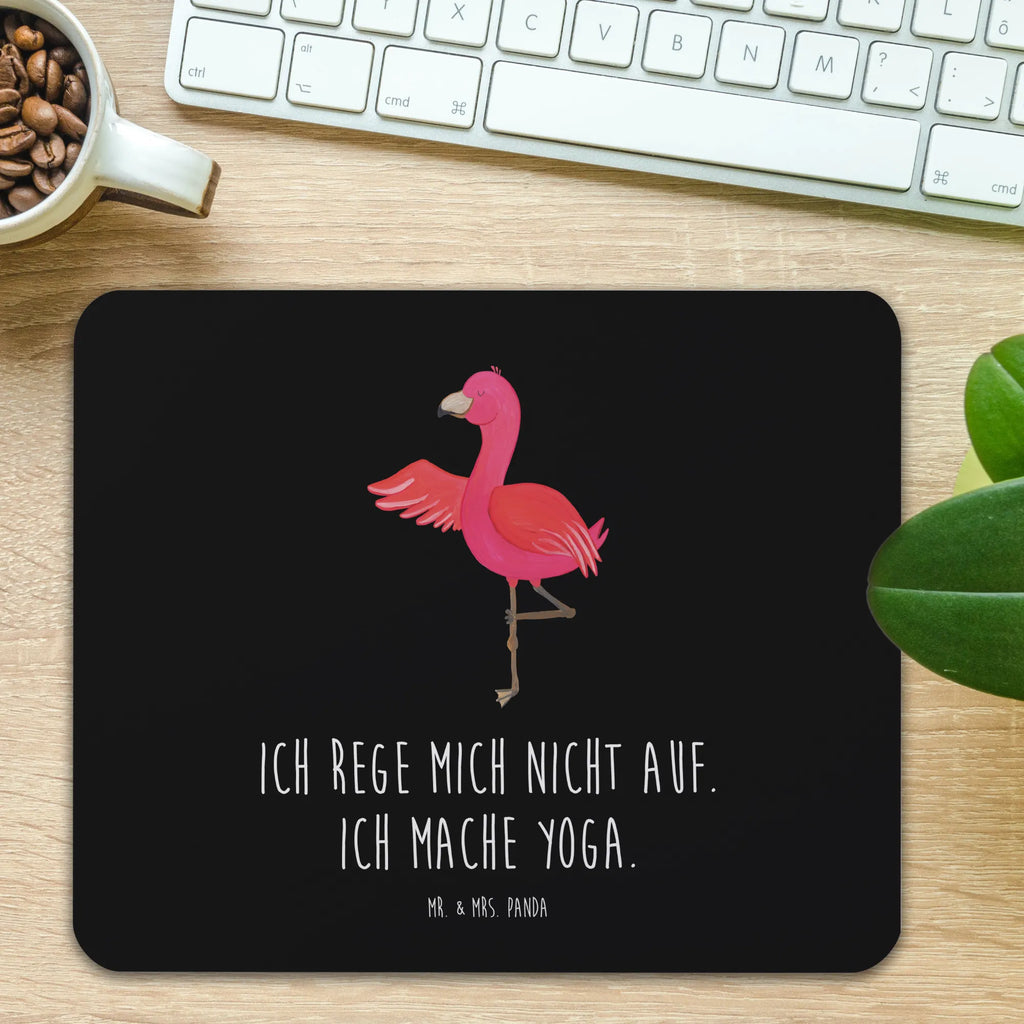 Podkładka pod mysz Flamingo joga Büroausstattung, Mauspad Büro, PC Zubehör, Computer zubehör, Mousepad, Designer Mauspad, Einzigartiges Mauspad, Mausunterlage, Mauspad, Arbeitszimmer, Flamingo, Yoga, Tiefenentspannung, Namaste, Vogel, Ärger, Entspannung, Aufregen, Yoga-Übung, Achtsamkeit