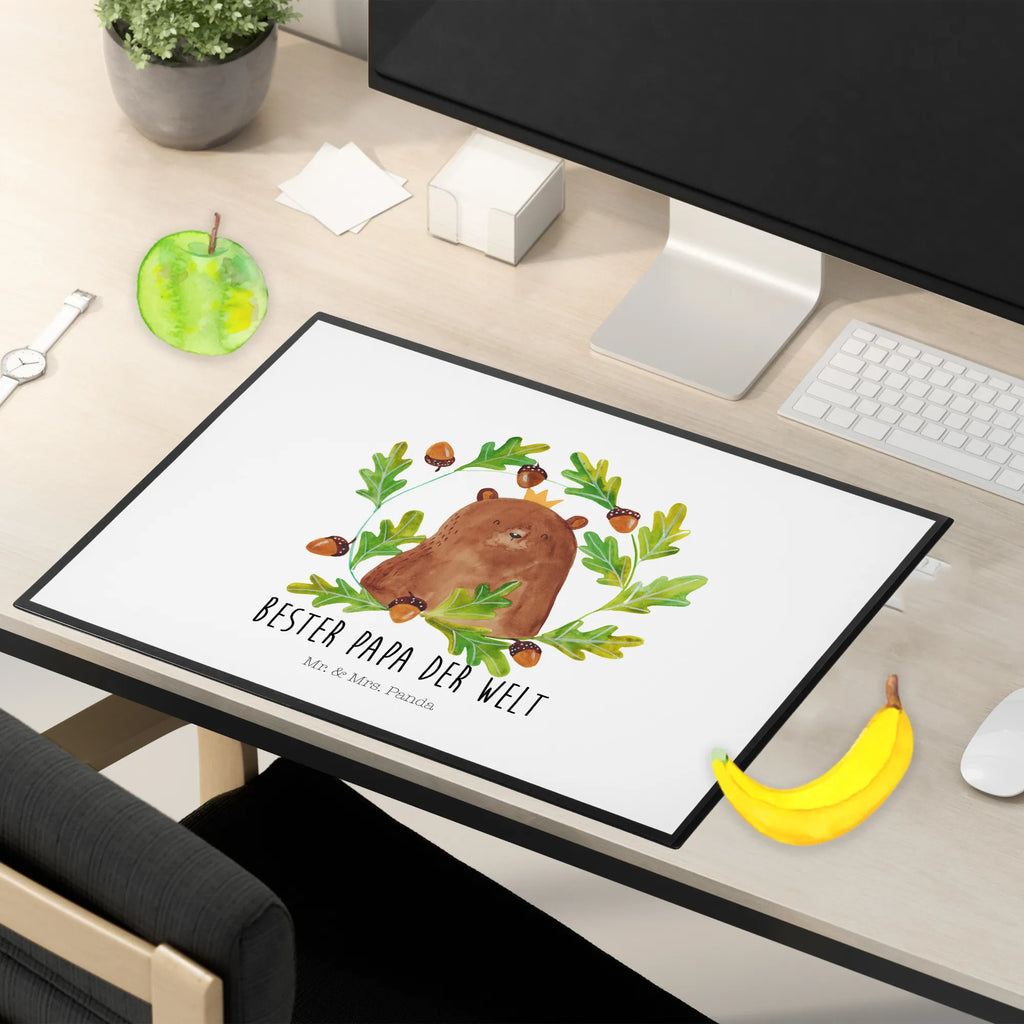 Podkładka na biurko Niedźwiedź król Schreibtisch Unterlagen, tischmatte, tischpad, arbeitsmatte, tischauflagen, tischauflage, Schreibtischauflage, Schreibunterlage, schreibauflagen, schreibauflage, tischmatten, schreibmatte, schreibtischmatte, schreibtischauflagen, tischpads, pultunterlage, schreibtischunterlagen, schreibtischunterlage, Schreibtisch Matte, arbeitsunterlage, Tischunterlage, Teddy, Teddybär, Bär, Papa, Papi, Papa Bär, Daddy, Bester Papa, Vatertag, Dad, Bester Vater, Weltbester Papa, Vater