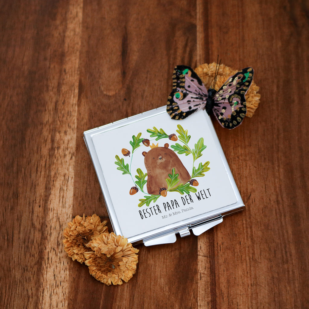 Handbag mirror bear king Kompaktspiegel, Kosmetikspiegel Klein, Silber, Handspiegel Zum Mitnehmen, Schminkspiegel To Go, Reise Spiegel, Tragbarer Spiegel, Schminkspiegel Kompakt, Klappbarer Taschenspiegel, Spiegel Für Make-Up Tasche, Spiegel Für Handtasche, Handspiegel Mit Hülle, Handtaschenspiegel, Quadratischer Handspiegel, Handspiegel Für Damen, Handspiegel Geschenkidee, Mini Spiegel, Klappspiegel, Spiegel Für Schminktasche, Runder Taschenspiegel, Taschen-Kosmetikspiegel, Spiegel Für Unterwegs, Taschenspiegel, Klappbarer Handspiegel, Deko Handspiegel, Design Taschenspiegel, Vintage Kompaktspiegel, Teddy, Bär, Teddybär, Bester Vater, Vater, Bester Papa, Weltbester Papa, Daddy, Dad, Vatertag, Papa, Papi, Papa Bär