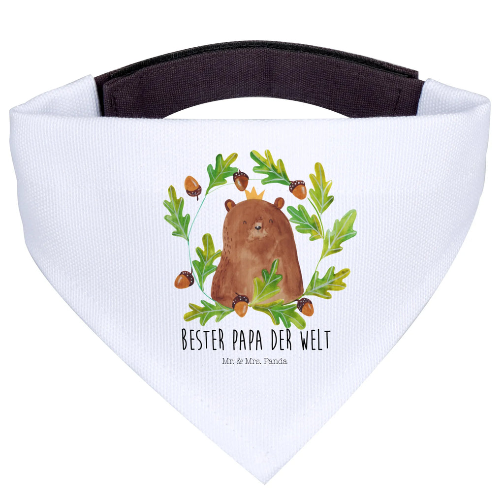 Hundehalstuch Bär König Halstuch, Hunde, Tuch, Mittelgroße Hunde, Mittel, Hundehalstuch, Teddybär, Teddy, Bär, Vater, Daddy, Bester Vater, Papi, Papa Bär, Bester Papa, Dad, Weltbester Papa, Vatertag, Papa