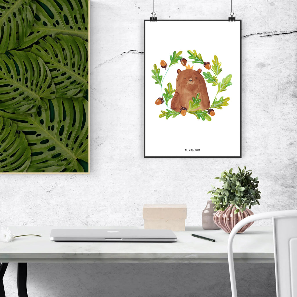 Poster Bär König grafikposter, wanddeko, Deko Bild, Posterdruck, Bild, drucke, Deko Poster, Wandposter, wanddruck, kunstdruck poster, Mr. & Mrs. Panda Poster, Wanddekoration, Wandbild, Wandschmuck, typografie poster, Design Poster, Kunstdruck, kunstposter, Designposter, wandkunst, Poster, Wanddeko Bild, Panda Poster, Plakat, Teddy, Bär, Teddybär, Dad, Daddy, Papa, Papa Bär, Vater, Weltbester Papa, Papi, Bester Papa, Vatertag, Bester Vater