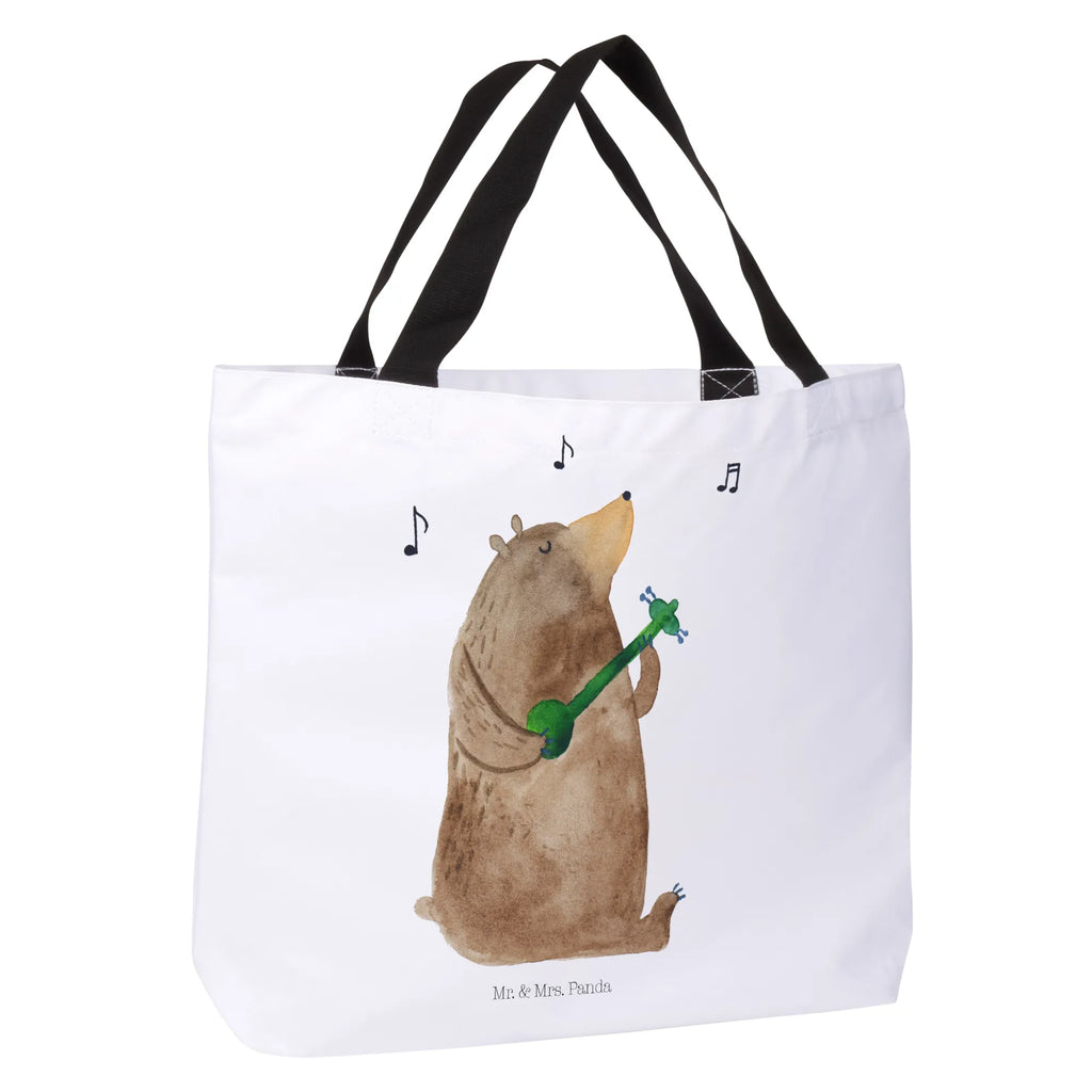 Shopper Bär Gitarre Schulbeutel, Strandtasche, Tüte, Schultasche, Alltagstasche, Tragebeutel, XXL Tasche, Einkaufstasche, Schultertasche, Freizeittasche, XL, Beutel, Einkaufsbeutel, Stofftasche, Shopper, Ausflug, Teddy, Bär, Teddybär