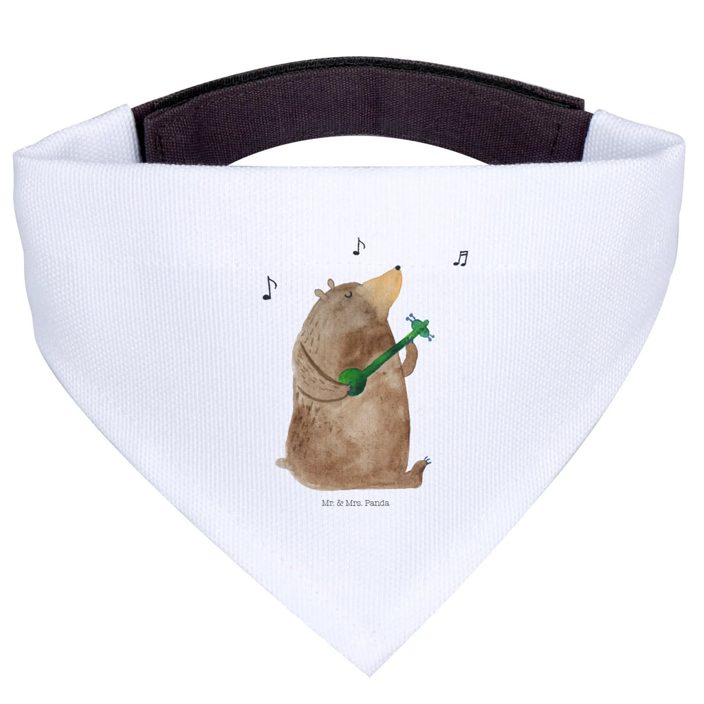 Hundehalstuch Bär Gitarre Hunde, Mittelgroße Hunde, Mittel, Hundehalstuch, Halstuch, Tuch, Teddy, Teddybär, Bär