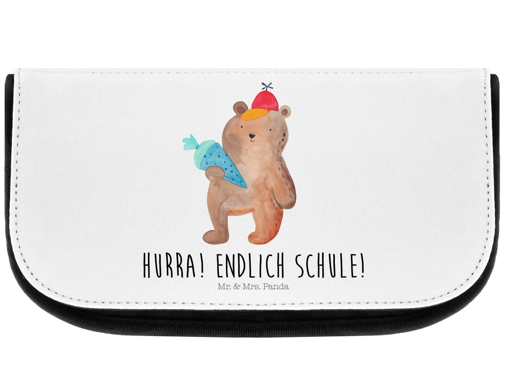 Kosmetyczka Niedźwiedź Torebka szkolna kulturtäschchen, bad tasche, toilettenbeutel, Waschtasche, Make-Up Bag, Schminkbeutel, Kosmetiktasche, zubehörtasche, Reisenecessaires, Schminktasche, kosmetik beutel, kleines Täschchen, beauty case, Beautybag, Kulturbeutel, Waschbeutel, Necessaire, Schminktäschchen, Organizer Tasche, reiseschminktasche, Kulturtasche, reise kosmetiktasche, beauty tasche, kosmetiktäschchen, Beauty Bag, hygiene tasche, utensilientasche, Toilettentasche, Teddy, Teddybär, Bär, Erster Schultag Geschenk, Schulanfang, Bär Motiv, Schultüte, Schulbeginn, Einschulung Geschenk, Schule Geschenk, Grundschule