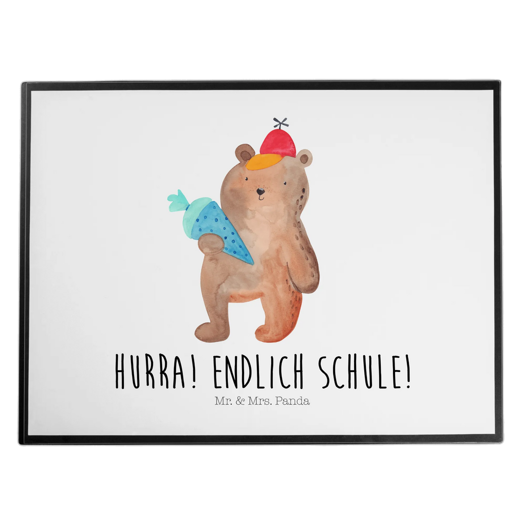 Desk pad bear School cone Schreibtisch Unterlagen, Büroartikel, Schreibtischauflage, Schreibunterlage, Bürobedarf, Schreibwaren, Schreibtischunterlage Groß, Bär, Teddy, Teddybär, Erster Schultag Geschenk, Schule Geschenk, Grundschule, Schultüte, Bär Motiv, Einschulung Geschenk, Schulanfang, Schulbeginn