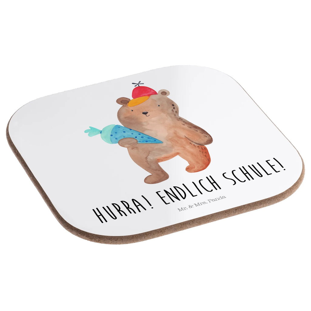 Podkładka Niedźwiedź Torebka szkolna Untersetzer Gläser, Untersetzer aus Holz, Glasuntersetzer, Getränkeuntersetzer, Untersetzer für Gläser, Bierdeckel, Holzuntersetzer, Untersetzer Design, Tassen Untersetzer, Untersetzer Holz, Untersetzer, Korkuntersetzer, Bär, Teddy, Teddybär, Schultüte, Erster Schultag Geschenk, Einschulung Geschenk, Grundschule, Schule Geschenk, Schulbeginn, Bär Motiv, Schulanfang