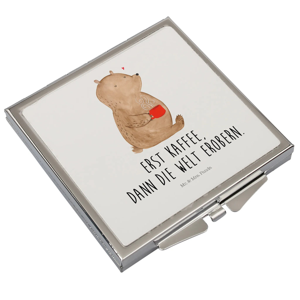 Handtaschenspiegel quadratisch Bär Kaffee Klappspiegel, Taschen-Kosmetikspiegel, Handspiegel Zum Mitnehmen, Klappbarer Handspiegel, Schminkspiegel To Go, Design Taschenspiegel, Kosmetikspiegel Klein, Tragbarer Spiegel, Taschenspiegel, Silber, Vintage Kompaktspiegel, Kompaktspiegel, Reise Spiegel, Klappbarer Taschenspiegel, Handspiegel Geschenkidee, Handspiegel Mit Hülle, Quadratischer Handspiegel, Schminkspiegel Kompakt, Mini Spiegel, Runder Taschenspiegel, Spiegel Für Unterwegs, Spiegel Für Handtasche, Handtaschenspiegel, Spiegel Für Schminktasche, Spiegel Für Make-Up Tasche, Handspiegel Für Damen, Deko Handspiegel, Teddy, Bär, Teddybär, Motivation, Guten Morgen, Coffee, Morgenroutine, Kaffee, Welt Retten, Welt Erobern, Bären