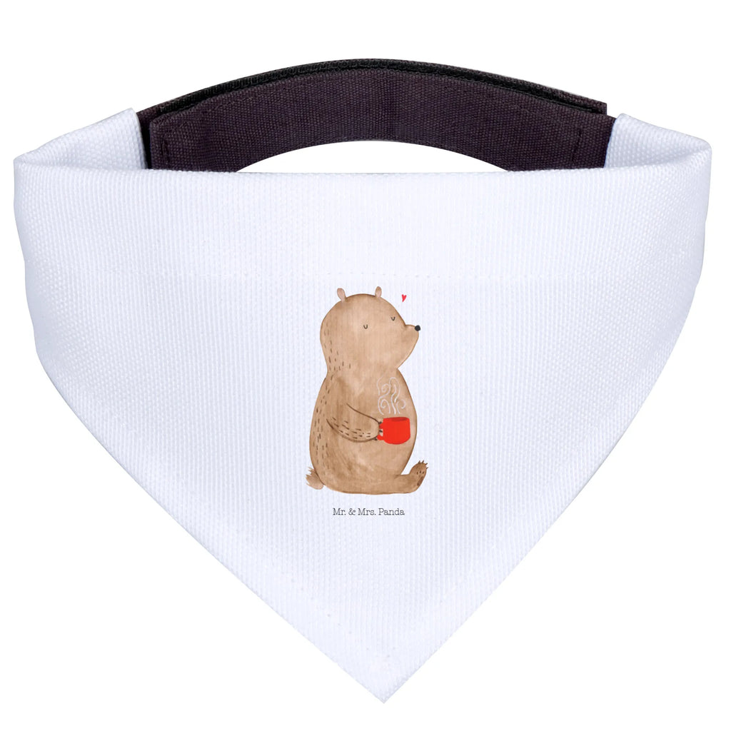 Dog neckerchief bear Coffee Mittel, Tuch, Hundehalstuch, Halstuch, Mittelgroße Hunde, Hunde, Teddybär, Teddy, Bär, Kaffee, Morgenroutine, Coffee, Guten Morgen, Motivation, Bären, Welt Retten, Welt Erobern