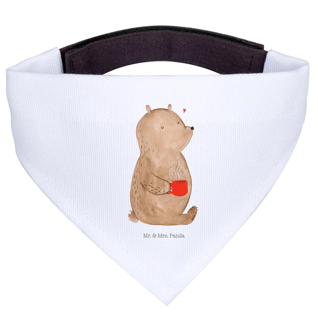 Dog neckerchief bear Coffee Mittel, Tuch, Hundehalstuch, Halstuch, Mittelgroße Hunde, Hunde, Teddybär, Teddy, Bär, Kaffee, Morgenroutine, Coffee, Guten Morgen, Motivation, Bären, Welt Retten, Welt Erobern
