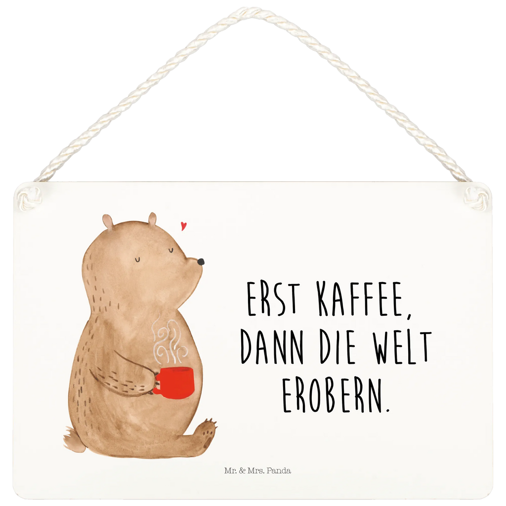 Deko Schild Bär Kaffee Schild mit Spruch, sprüche schild, Holztafel, Türschild Familie, hängeschild, wandhänger, Dekoschild, Türschild, Schild, Wandschild, Deko Schild, dekoration schild, Badschild, holzbild, Deko Wandtafel, dekoschilder, Küchenschild, Holzschild, dekotafel, Motivschild, wandtafel, Spruchschild, Teddybär, Teddy, Bär, Coffee, Kaffee, Guten Morgen, Morgenroutine, Motivation, Bären, Welt Erobern, Welt Retten