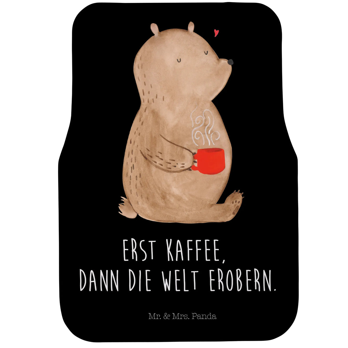 Driver car mat bear Coffee