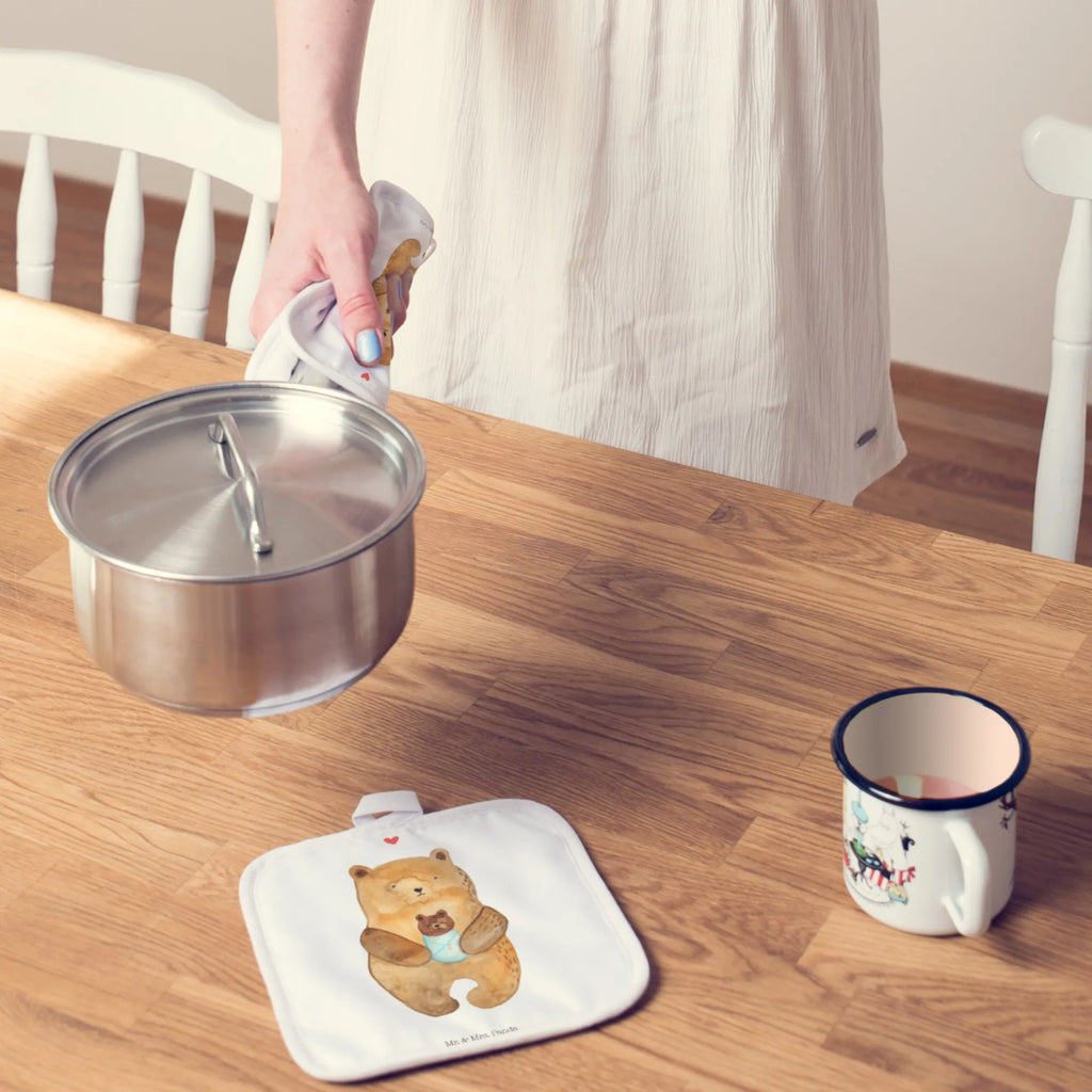 2er Set Topflappen  Bär Baby Topflappen 2er Set, Topflappen Set, Topflappenset, Topflappen, Topfhandschuhe, topfhalter, 2er Set Topflappen, Topfuntersetzer, Teddy, Teddybär, Bär, Täufling, Geburtstag, Geburt, Eltern, Nichte, Mutter, Baby, Glückwunsch, Taufe, Enkel, Enkelin, Neffe