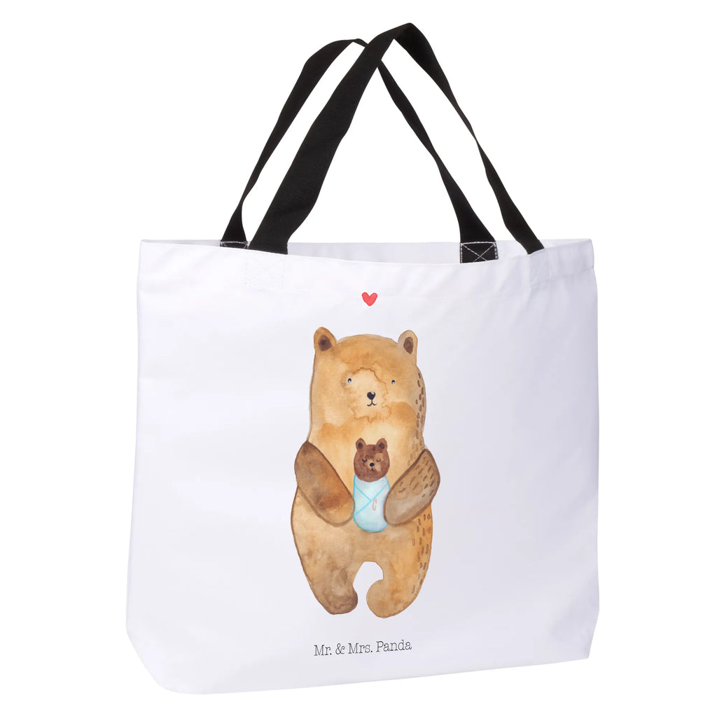 Shopper Bär Baby Schultasche, Freizeittasche, Ausflug, Shopper, Beutel, Stofftasche, Alltagstasche, Strandtasche, XXL Tasche, Einkaufstasche, Schulbeutel, Tüte, XL, Tragebeutel, Schultertasche, Einkaufsbeutel, Teddy, Bär, Teddybär, Täufling, Taufe, Baby, Neffe, Geburt, Enkelin, Glückwunsch, Mutter, Eltern, Enkel, Geburtstag, Nichte