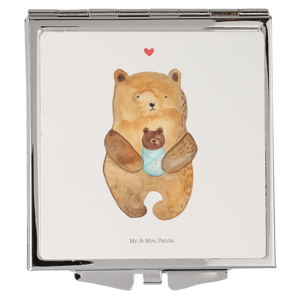 Handtaschenspiegel quadratisch Bär mit Baby Handtaschenspiegel, Handspiegel Zum Mitnehmen, Spiegel Für Schminktasche, Deko Handspiegel, Spiegel Für Make-Up Tasche, Handspiegel Mit Hülle, Quadratischer Handspiegel, Klappbarer Taschenspiegel, Vintage Kompaktspiegel, Handspiegel Für Damen, Schminkspiegel Kompakt, Design Taschenspiegel, Klappspiegel, Reise Spiegel, Runder Taschenspiegel, Handspiegel Geschenkidee, Mini Spiegel, Kosmetikspiegel Klein, Klappbarer Handspiegel, Kompaktspiegel, Taschen-Kosmetikspiegel, Spiegel Für Unterwegs, Schminkspiegel To Go, Spiegel Für Handtasche, Tragbarer Spiegel, Taschenspiegel, Bär, Teddy, Teddybär, Enkel, Eltern, Baby, Nichte, Neffe, Mutter, Glückwunsch, Täufling, Enkelin, Taufe, Geburt, Geburtstag