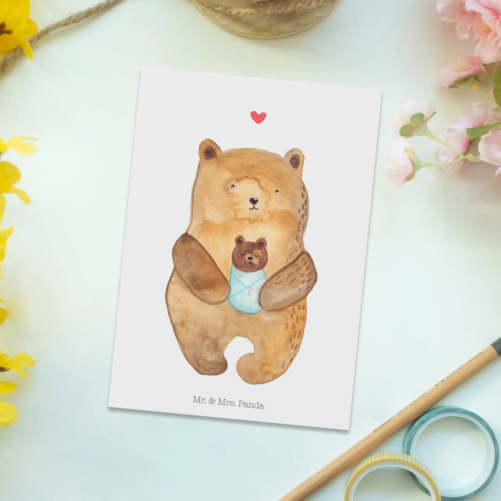 Postkarte Bär Baby Einladung, Karte, Ansichtskarten, Grußkarte, Einladungskarten Geburtstag, Geburtstagskarte, Einladung Geburtstag, Dankeskarte, Ansichtskarte, Einladungskarte, Postkarte, Geschenkkarte, Bär, Teddy, Teddybär, Eltern, Baby, Taufe, Geburt, Glückwunsch, Geburtstag, Enkelin, Täufling, Enkel, Nichte, Neffe, Mutter