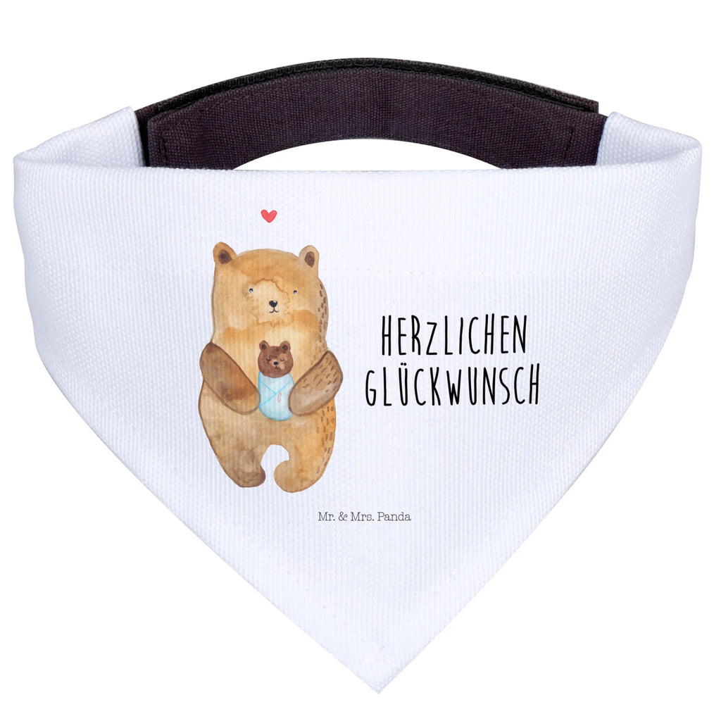 Chusta na szyję dla psa L Niedźwiedź Niemowlę Mittel, Halstuch, Hunde, Mittelgroße Hunde, Tuch, Hundehalstuch, Teddybär, Teddy, Bär, Täufling, Glückwunsch, Enkel, Enkelin, Nichte, Mutter, Baby, Taufe, Eltern, Geburt, Neffe, Geburtstag