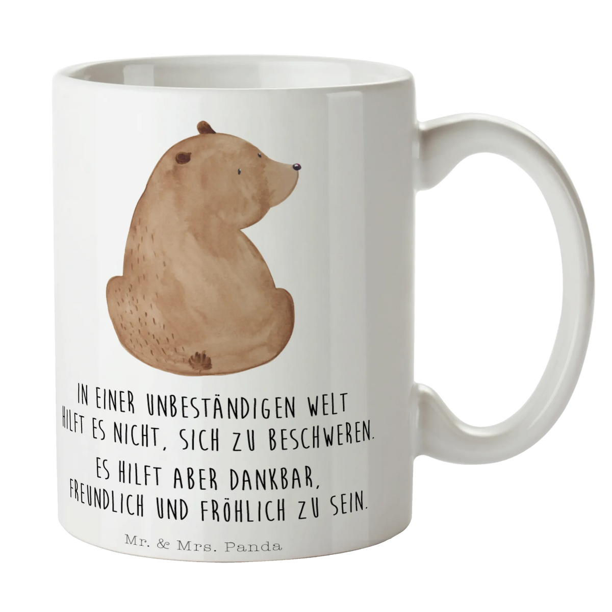 Mug bear shoulder look teddy bear, cuddly toy, wisdom, bear love, self-esteem, world view, bears