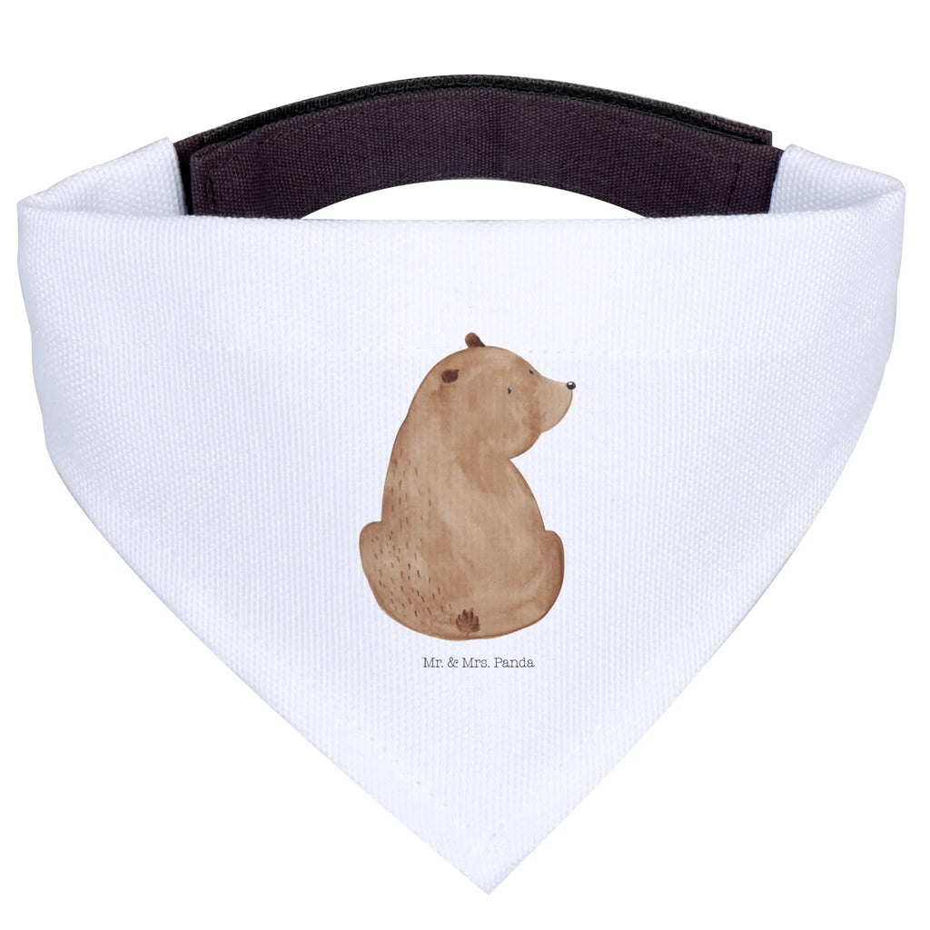 Hundehalstuch Bär Schulterblick Halstuch, Hundehalstuch, Tuch, Mittel, Hunde, Mittelgroße Hunde, Teddybär, Teddy, Bär, Weltansicht, Weisheit, Bärenliebe, Motivation, Selbstachtung, Bären