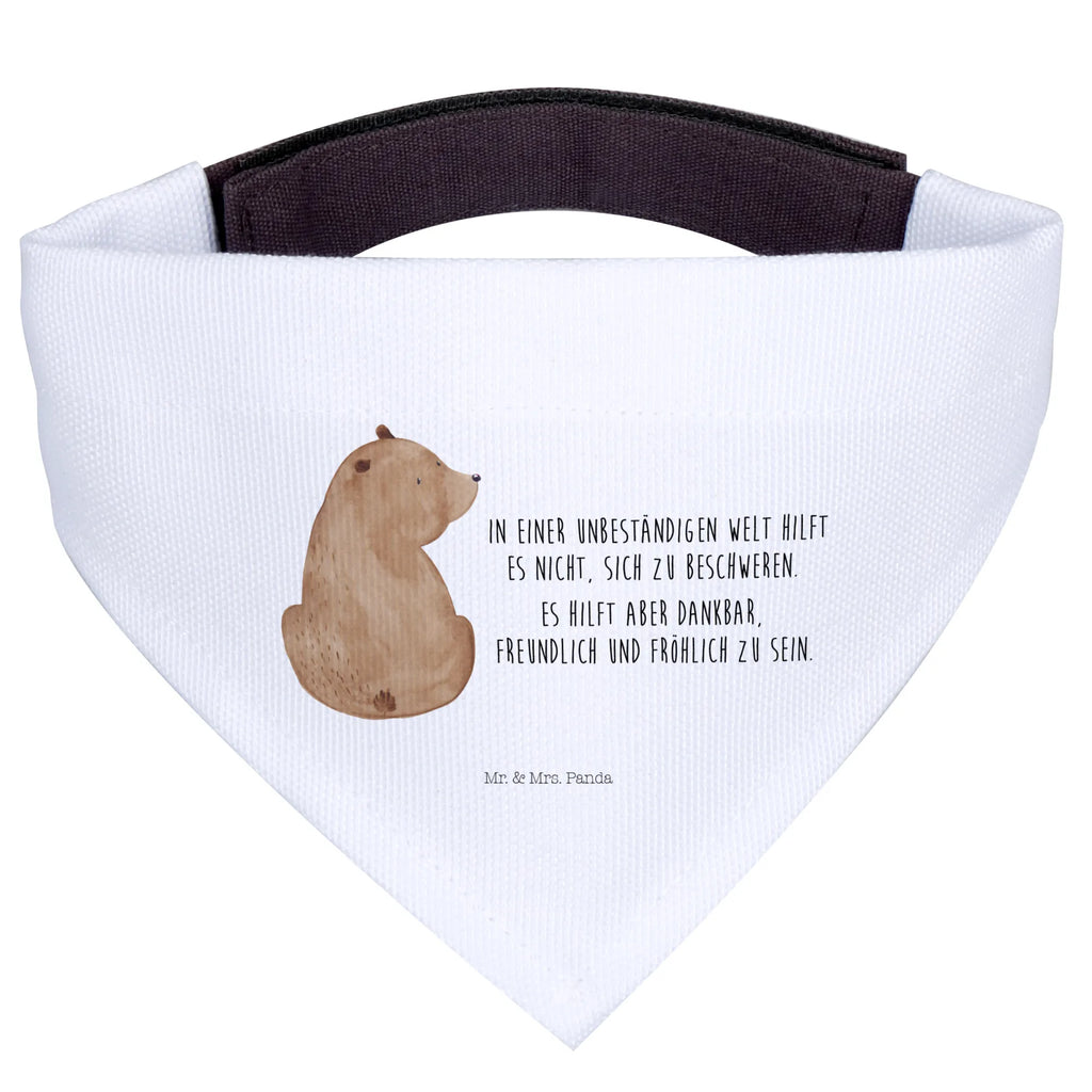 Hundehalstuch Bär Schulterblick Halstuch, Hundehalstuch, Tuch, Mittel, Hunde, Mittelgroße Hunde, Teddybär, Teddy, Bär, Weltansicht, Weisheit, Bärenliebe, Motivation, Selbstachtung, Bären
