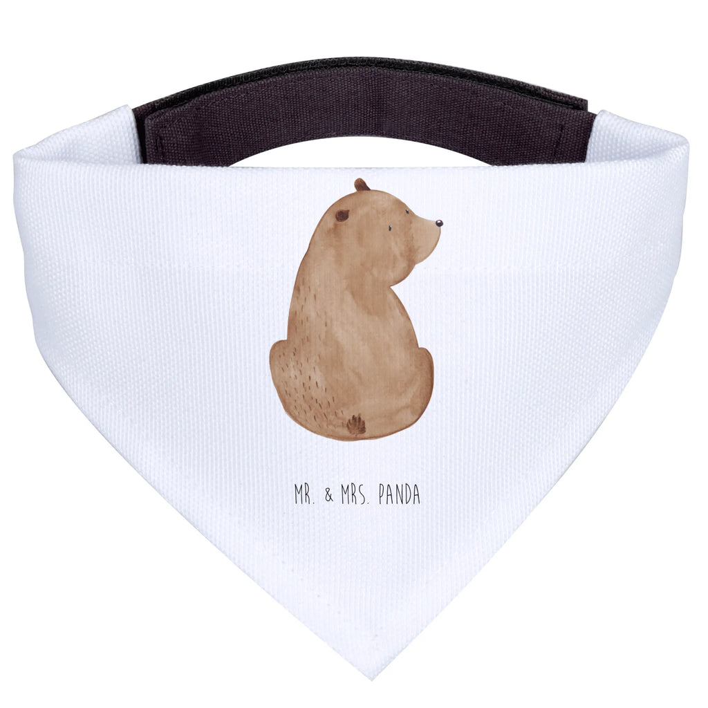 Hundehalstuch Bär Schulterblick Halstuch, Hundehalstuch, Tuch, Mittel, Hunde, Mittelgroße Hunde, Teddybär, Teddy, Bär, Weltansicht, Weisheit, Bärenliebe, Motivation, Selbstachtung, Bären