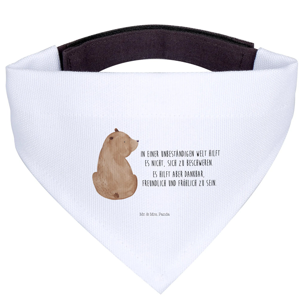 Hundehalstuch Bär Schulterblick Halstuch, Hundehalstuch, Tuch, Mittel, Hunde, Mittelgroße Hunde, Teddybär, Teddy, Bär, Weltansicht, Weisheit, Bärenliebe, Motivation, Selbstachtung, Bären