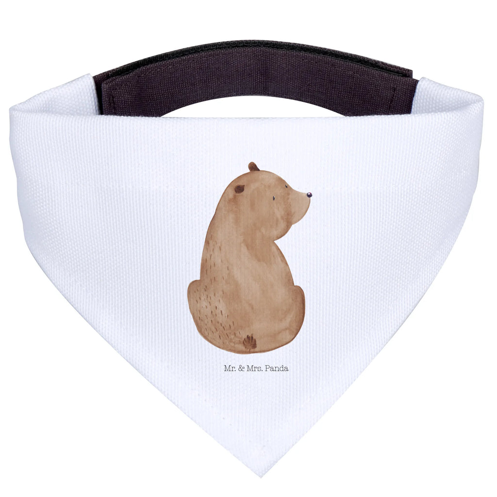 Hundehalstuch Bär Schulterblick Halstuch, Hundehalstuch, Tuch, Mittel, Hunde, Mittelgroße Hunde, Teddybär, Teddy, Bär, Weltansicht, Weisheit, Bärenliebe, Motivation, Selbstachtung, Bären