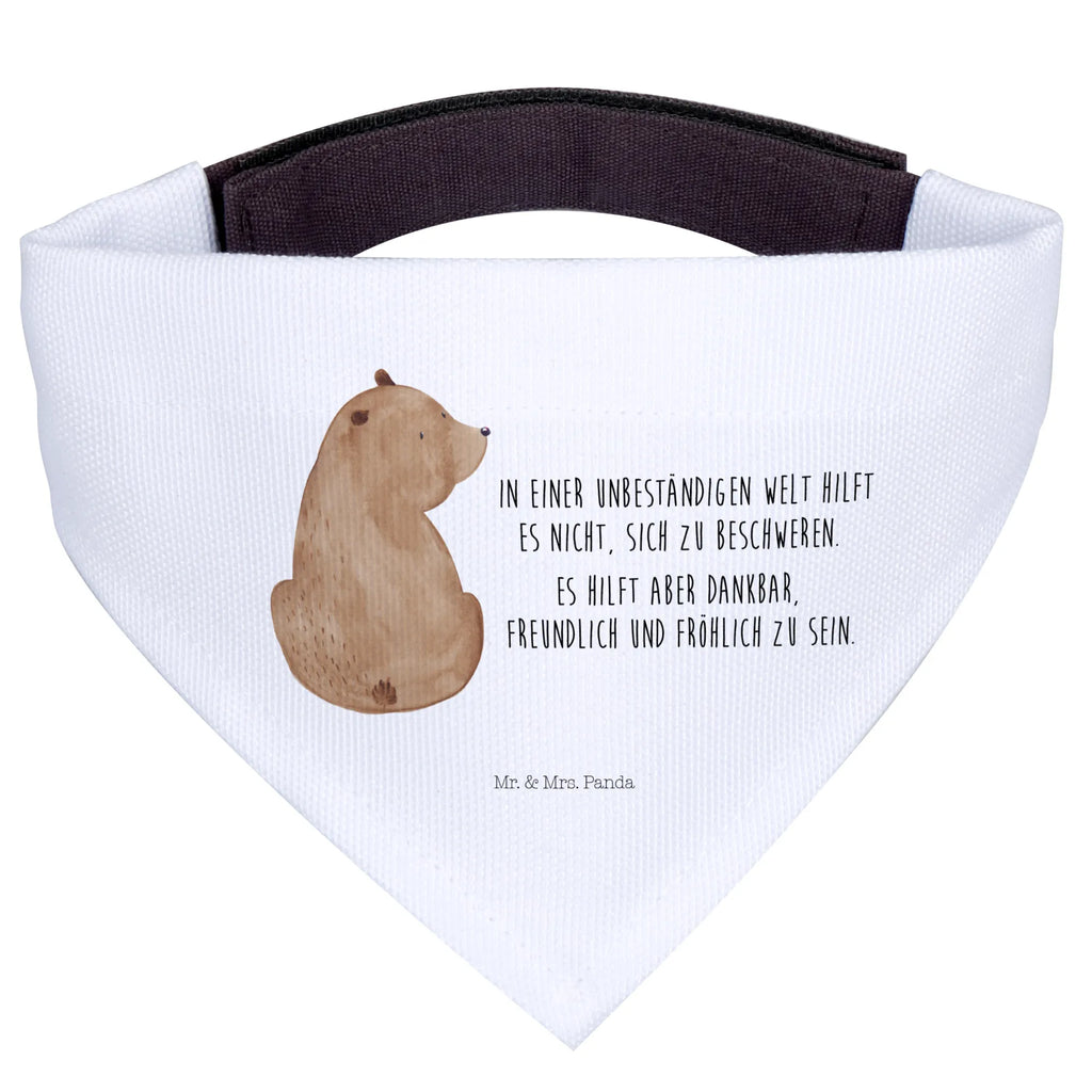 Hundehalstuch Bär Schulterblick Halstuch, Hundehalstuch, Tuch, Mittel, Hunde, Mittelgroße Hunde, Teddybär, Teddy, Bär, Weltansicht, Weisheit, Bärenliebe, Motivation, Selbstachtung, Bären