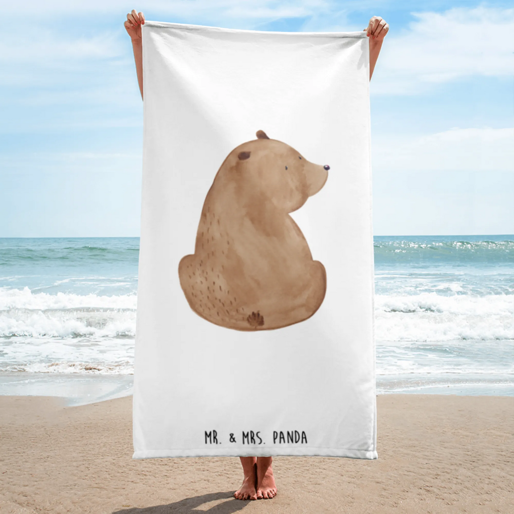 XL bath towel bear shoulder look spa towel, XL bath towel, oversized towel, luxury bath sheet, extra large swim towel, large beach towel, bear, teddy, teddy bear, cuddly toy, wisdom, bear love, motivation, bears, world view, self-esteem