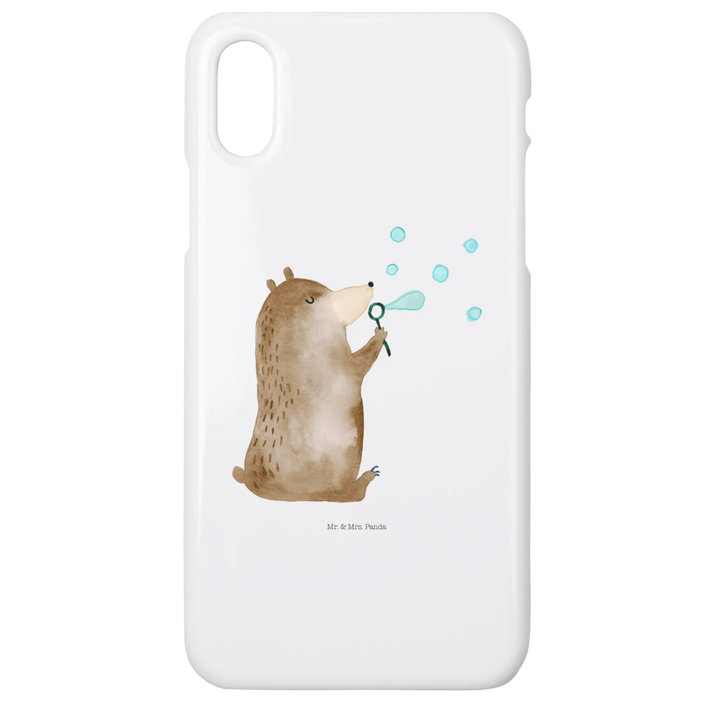 Handyhülle Bär Seifenblasen Handycover, Iphone 10, Handy Case, Handy, Iphone X, Hülle, Handyhülle, Cover, Bär, Teddy, Teddybär, Seifenblasen Bär Lustig Sein Glücklich Traurig Happy