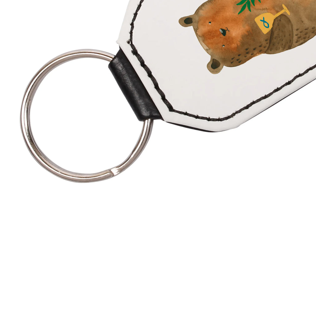 Rectangular key ring bear confirmation lucky charm, pendant, key ring, bag pendant, keychain, bear, teddy, teddy bear, cuddly toy, evangelic, confirmation, church, service