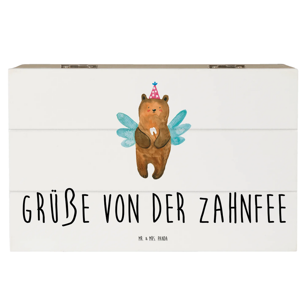 Holzkiste Zahnfee Bär Aufbewahrungsbox, Kiste, Geschenkbox, Schatzkiste, Schatulle, Dekokiste, Geschenkdose, Erinnerungskiste, Truhe, Holzkiste, XXL, Erinnerungsbox, Bär, Teddy, Teddybär, Erster Zahn, Zahnfee, Fee, Milchzahn