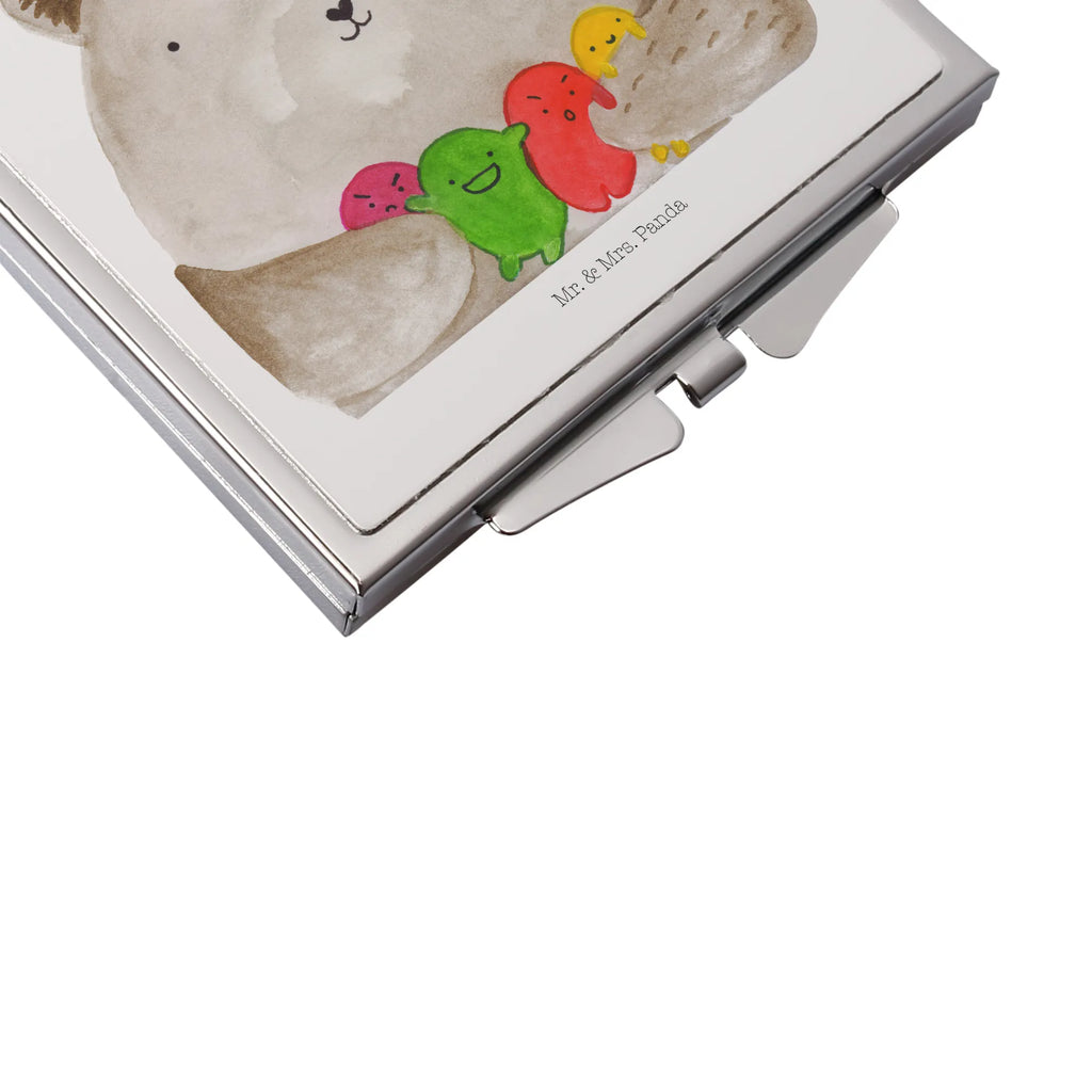 Handbag mirror bear Feeling Quadratischer Handspiegel, Vintage Kompaktspiegel, Spiegel Für Handtasche, Silber, Taschenspiegel, Tragbarer Spiegel, Handtaschenspiegel, Klappbarer Handspiegel, Handspiegel Geschenkidee, Taschen-Kosmetikspiegel, Kompaktspiegel, Spiegel Für Make-Up Tasche, Reise Spiegel, Schminkspiegel To Go, Runder Taschenspiegel, Schminkspiegel Kompakt, Deko Handspiegel, Handspiegel Zum Mitnehmen, Handspiegel Mit Hülle, Mini Spiegel, Design Taschenspiegel, Klappbarer Taschenspiegel, Handspiegel Für Damen, Klappspiegel, Kosmetikspiegel Klein, Spiegel Für Unterwegs, Spiegel Für Schminktasche, Teddy, Bär, Teddybär, Durchgedreht, Wahnsinn, Verrückt