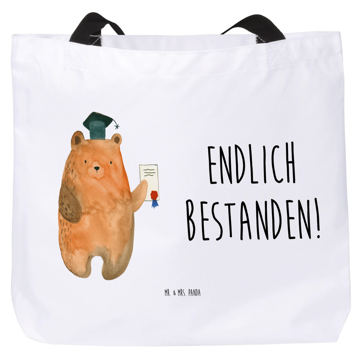 Shopper bear Test Reisetasche, Beutel, Henkeltasche, Shopper Tasche, Strandtasche, Stofftasche, Laptoptasche, City-Shopper, studententasche, Pandatasche, Schulbeutel, Tasche, Tote Bag, Freizeittasche, Büchertasche, XXL Tasche, Alltagstasche, Tragetasche, Urlaubstasche, Unitasche, Tragebeutel, Schultasche, XL Tasche, Stoffbeutel, Statement-Tasche, Einkaufstasche, Teddy, Bär, Teddybär, Zeugnis, Abitur, Abschluss, Prüfungen, Prüfung Bestanden, Abschlusszeugnis