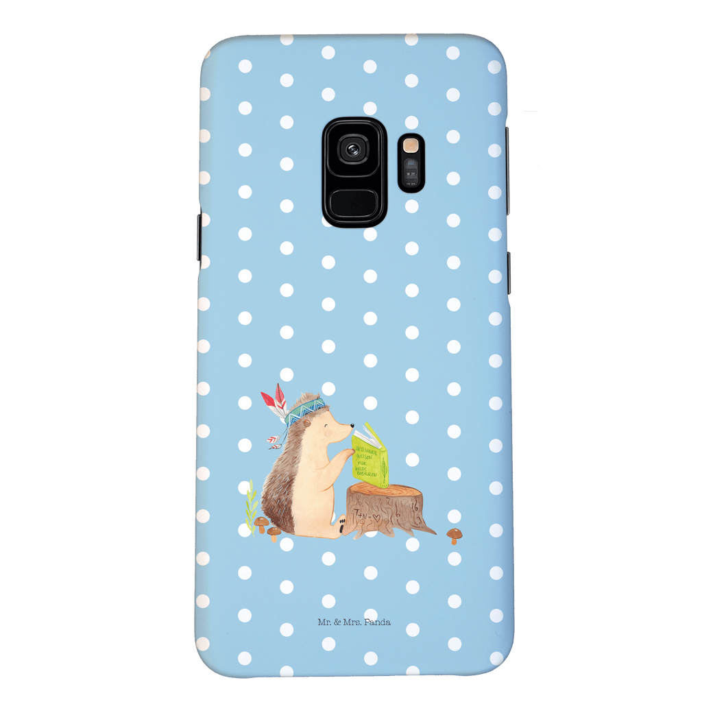 Handyhülle Igel Federschmuck Handyhülle, Handycover, Cover, Handy, Hülle, Samsung Galaxy S8 plus, Waldtiere, Tiere, Igel, Indianer, Abenteuer, Lagerfeuer, Camping