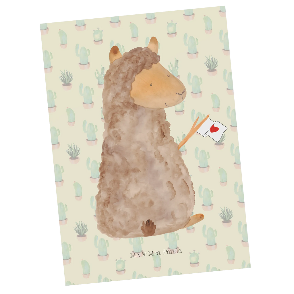 Postcard alpaca banner card, letter, invitation, postcards, gift card, invitation card, gift, Postcard, paper, alpaca, llama, pako, camel, Peru, animal, favourite animal, llamas, alpacas, Alpaca, love