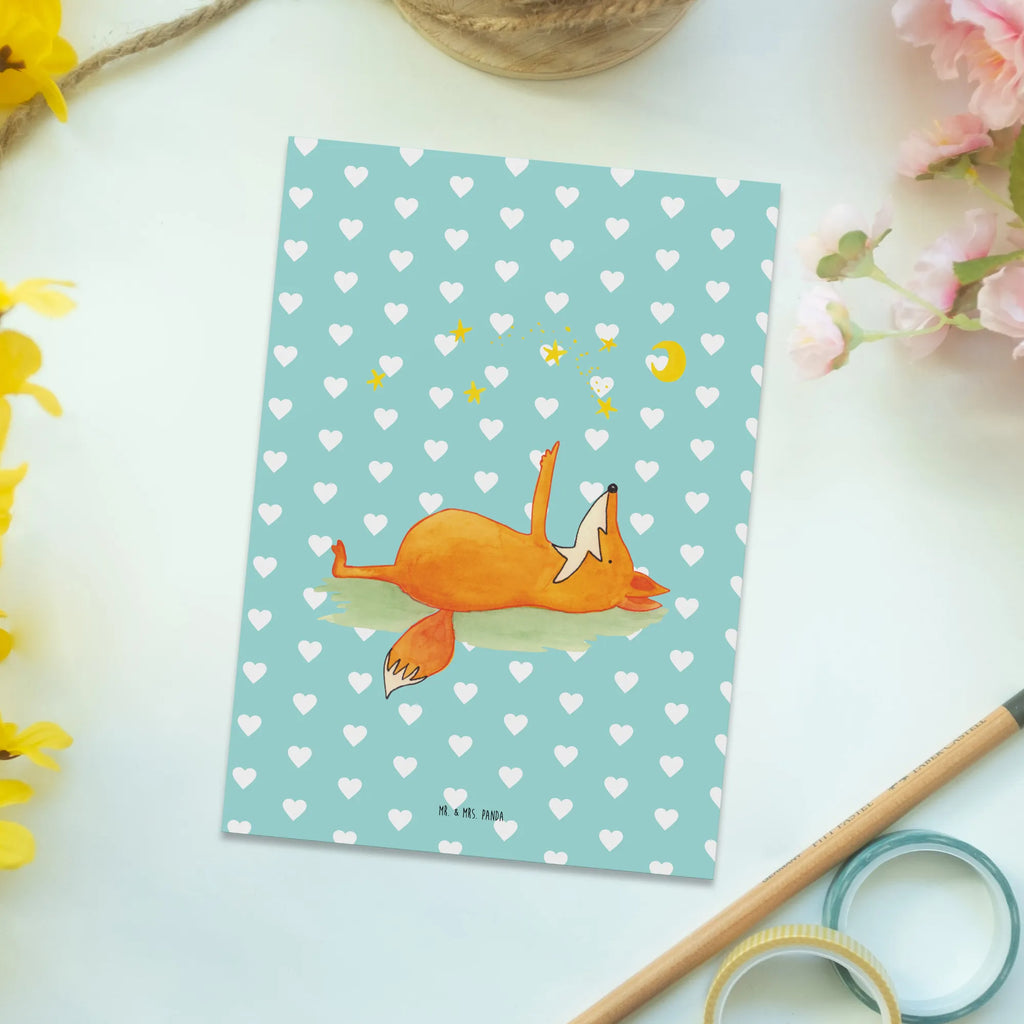 Postkarte Fuchs Sterne Postkarten, spruchkarte, kunstkarte, bildkarte, Motivkarte, Grußkarte, Ansichtskarten, Fotokarte, Kunstkarten, Ansichtskarte, einzelkarte, Postkarte, Designkarte, Fuchs, Spruch schön, Always Look On The Bright Side Of Life, Füchse, Romantik, Spruch Positiv, Tröstende Worte