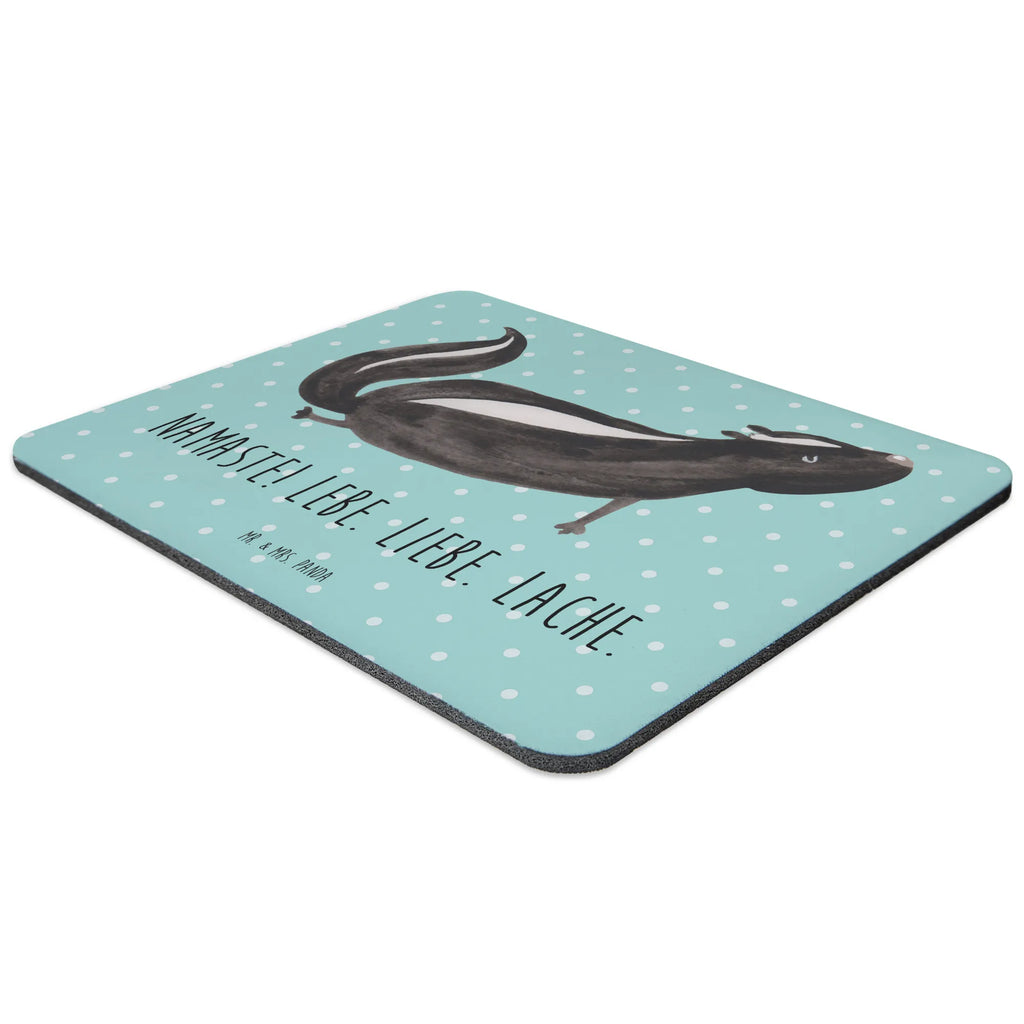 Mouse mat skunk yoga mousepad, Pad, Work, Office, Gift, Print, PC, fun, Motif, saying, Student, Mouse Pad, Mouse, Study, Skunk, Namaste, Wild animal, Love, Stinky, Live, Laugh, Stinker, Yoga, Predator