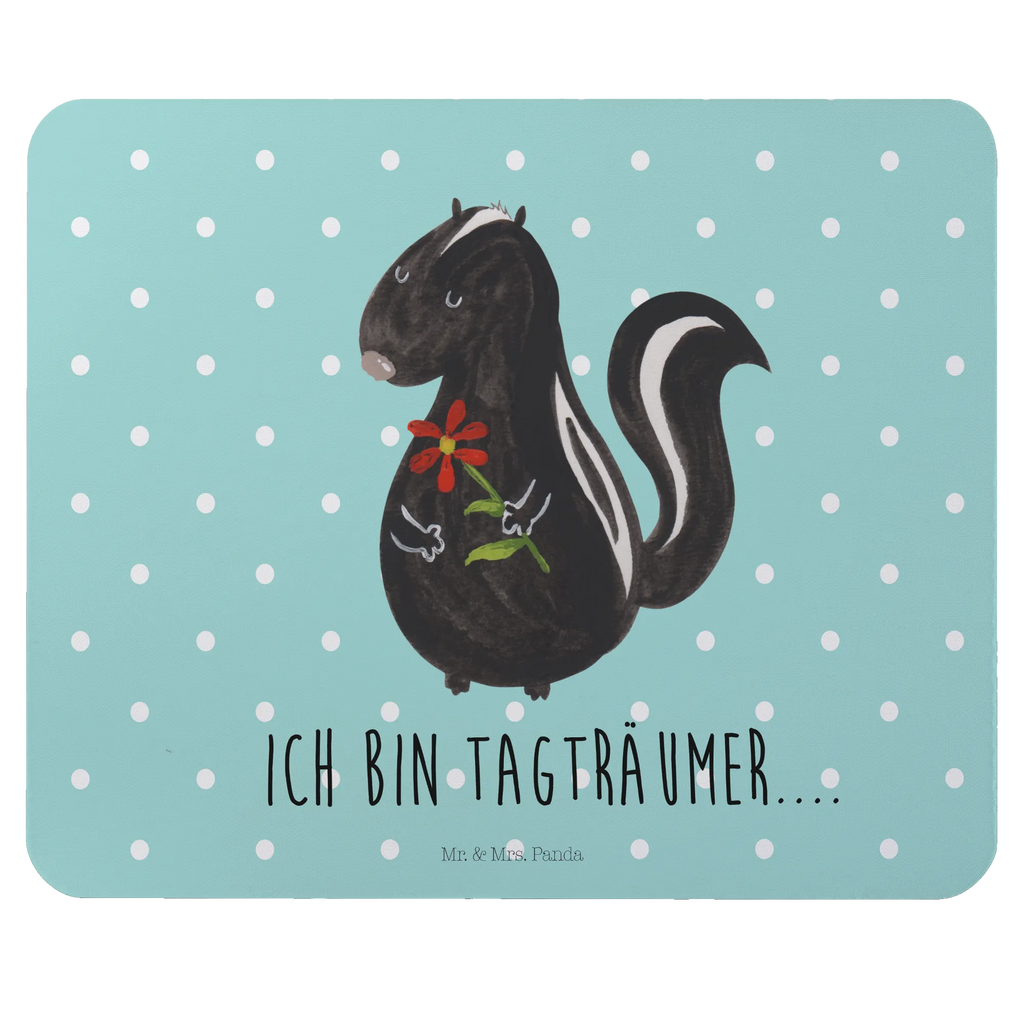 Mouse mat skunk flower Arbeitszimmer, Büroausstattung, Einzigartiges Mauspad, Computer zubehör, Designer Mauspad, Mauspad, PC Zubehör, Mausunterlage, Mousepad, Mauspad Büro, Stinktier, Skunk, Stinker, Wildtier, Tagträumer, verträumt, Stinki, Raubtier, Dreams, Träume