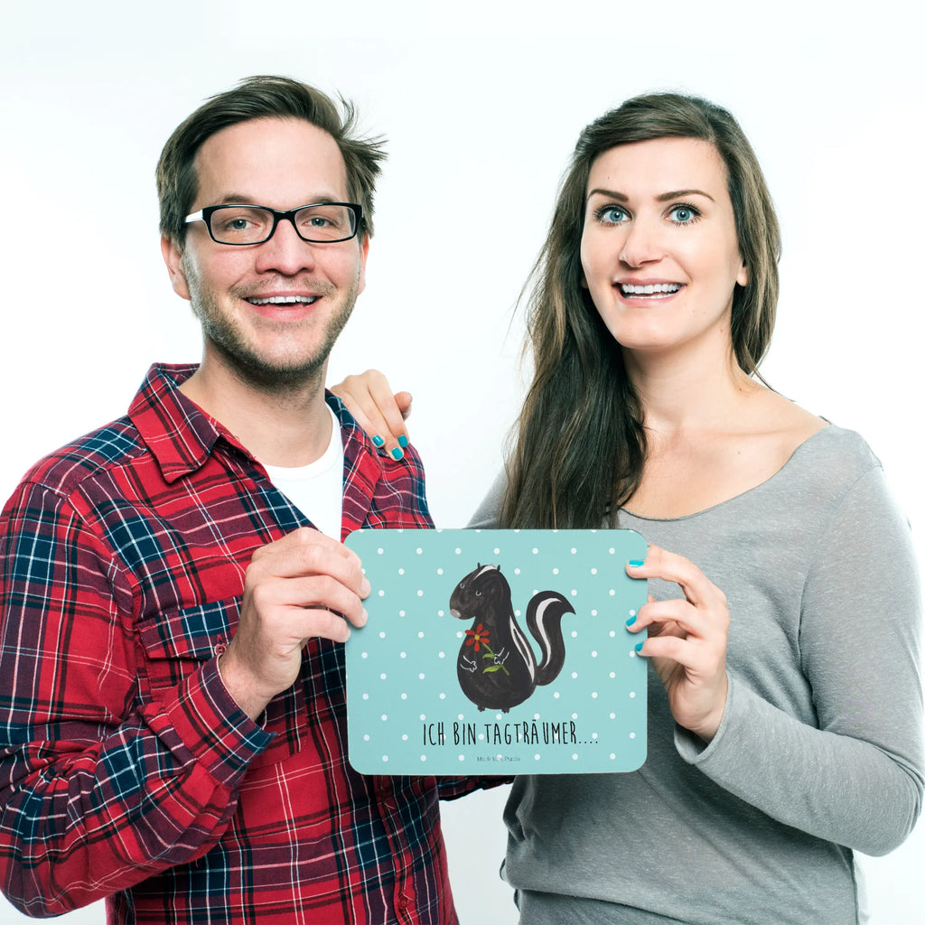 Mouse mat skunk flower Arbeitszimmer, Büroausstattung, Einzigartiges Mauspad, Computer zubehör, Designer Mauspad, Mauspad, PC Zubehör, Mausunterlage, Mousepad, Mauspad Büro, Stinktier, Skunk, Stinker, Wildtier, Tagträumer, verträumt, Stinki, Raubtier, Dreams, Träume