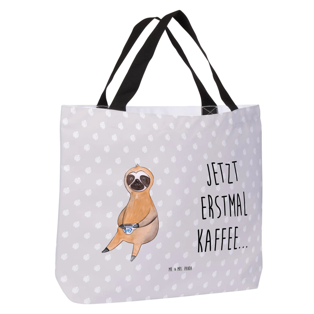 Shopper Faultier Kaffee XXL Tasche, Tüte, Tragebeutel, Einkaufsbeutel, XL, Stofftasche, Ausflug, Freizeittasche, Schultertasche, Shopper, Schulbeutel, Einkaufstasche, Schultasche, Alltagstasche, Strandtasche, Beutel, Faultier, Faultier Geschenk, Faultier Deko, Genießer, Faultiere, Morgenmuffel, Kaffeetasse, Coffee, Erster Kaffee, faul, Kaffeegetränk, Kaffee, Lieblingstier, Frühaufsteher