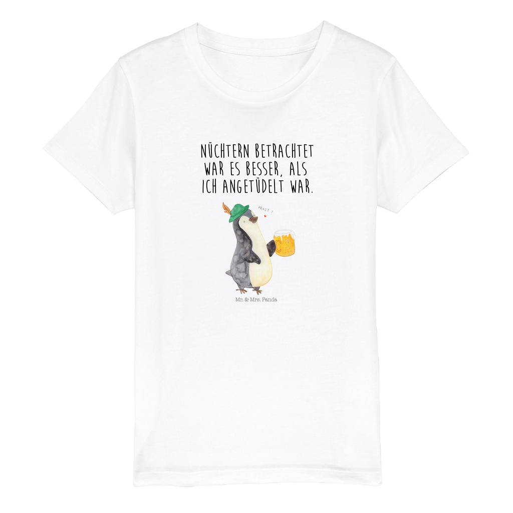 Organic Kinder T-Shirt Pinguin Bier Kinder T-Shirt, Kinder T-Shirt Mädchen, Kinder T-Shirt Jungen, Pinguin, Pinguine, Bier, Oktoberfest