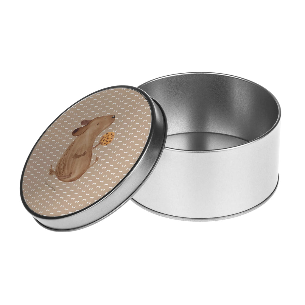 Round tin Dog biscuit storage tin, tin, cookie tin, tin can, gift box, storage, dog, mutt, hound, woof, dog mama, dog breed, love dogs, love for dogs, dog decorative items, bag with dog print, funny gifts for dog owners, what do you give a dog lover, Christmas gifts for dogs, gifts for dogs, dog sayings, dog snacks, treats, dog biscuits, Dog, dog treats
