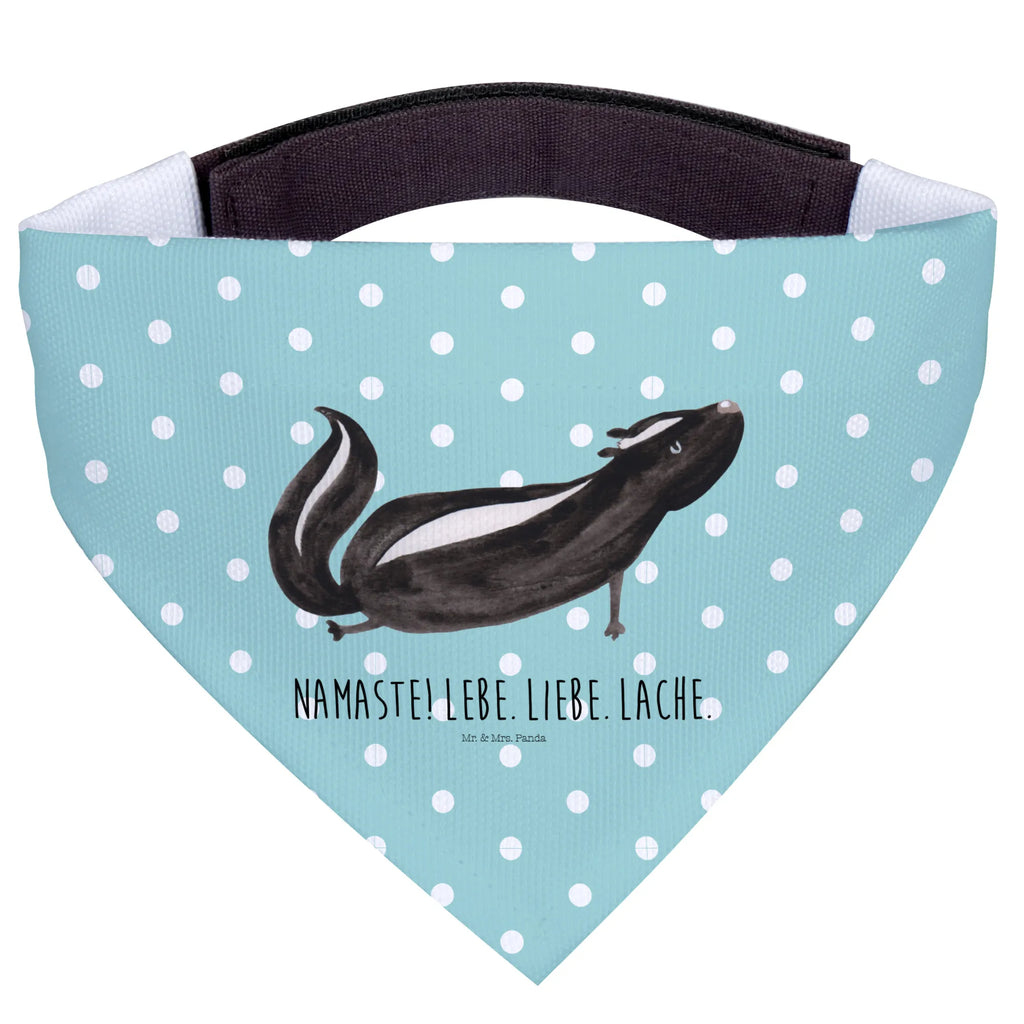 Chusta na szyję dla psa L skunks Joga Halstuch, Hunde, Kleine Hunde, Tuch, Hundehalstuch, Skunk, Stinktier, Stinker, Raubtier, Stinki, Lebe, Lache, Liebe, Yoga, Wildtier, Namaste