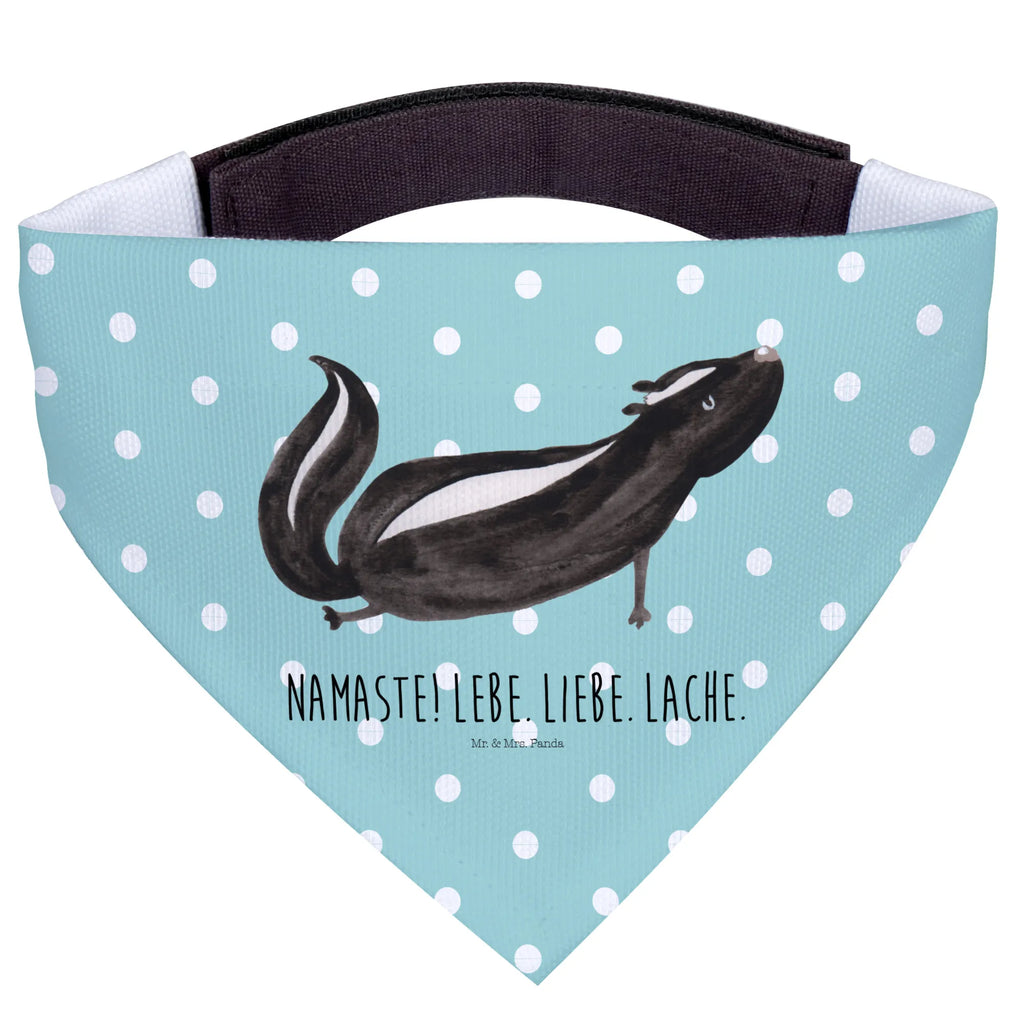 Chusta na szyję dla psa L skunks Joga Halstuch, Hunde, Kleine Hunde, Tuch, Hundehalstuch, Skunk, Stinktier, Stinker, Raubtier, Stinki, Lebe, Lache, Liebe, Yoga, Wildtier, Namaste