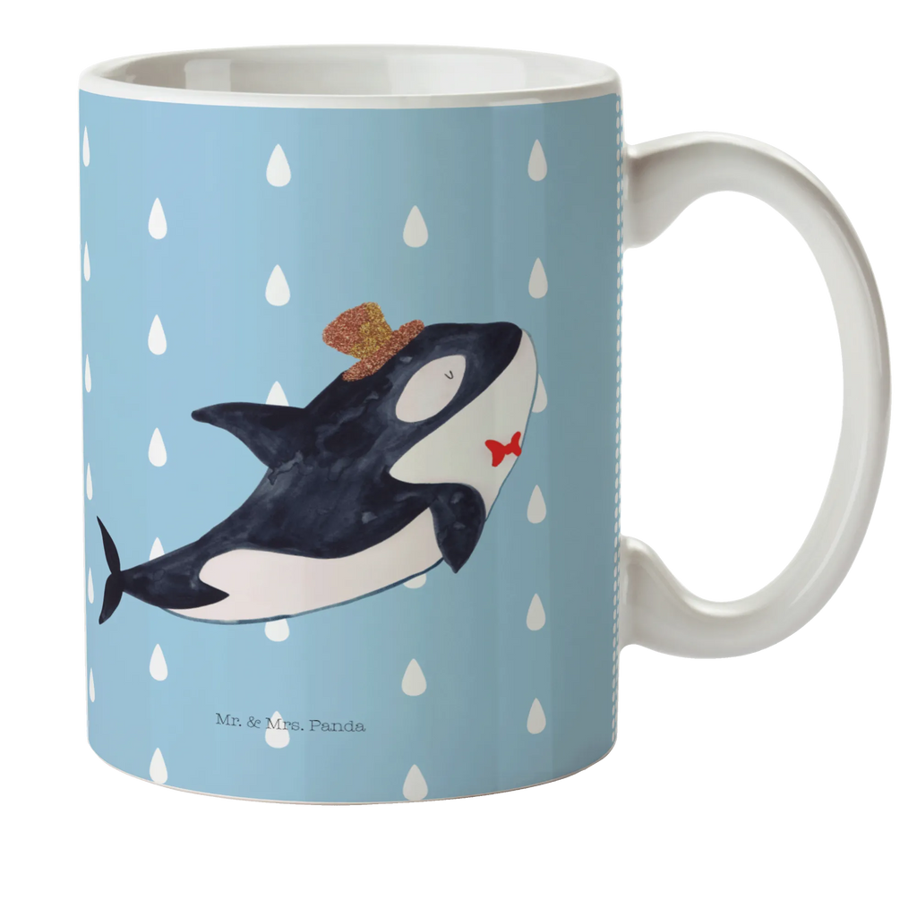 Child's mug orca cylinder coffee cup, kindergarten, camping mug, mug, plastic cup, drinking cup, Seafood, aquatic animals, ocean, sea, fish, shells, corals, reef, whale, narwhal, sea urchin, lobster, platypus, turtle, manatee, crocodile, orca, shrimp, gifts for seafood lovers, water world, underwater animals, underwater world, vacation, deep sea, seafood fans, gift ideas, seafood decoration, seafood posters, glitter, feast, confetti, party, celebration, congratulations, birthday
