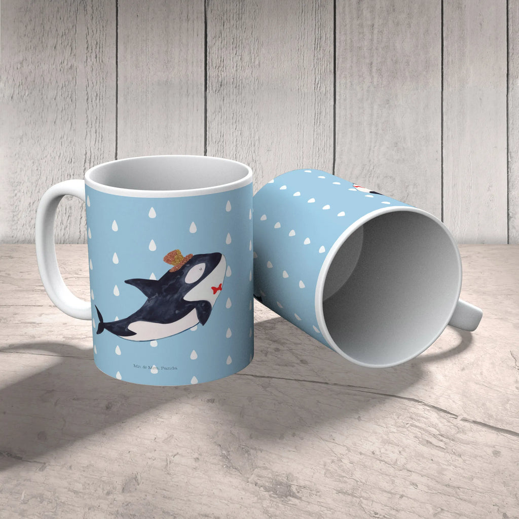 Child's mug orca cylinder coffee cup, kindergarten, camping mug, mug, plastic cup, drinking cup, Seafood, aquatic animals, ocean, sea, fish, shells, corals, reef, whale, narwhal, sea urchin, lobster, platypus, turtle, manatee, crocodile, orca, shrimp, gifts for seafood lovers, water world, underwater animals, underwater world, vacation, deep sea, seafood fans, gift ideas, seafood decoration, seafood posters, glitter, feast, confetti, party, celebration, congratulations, birthday