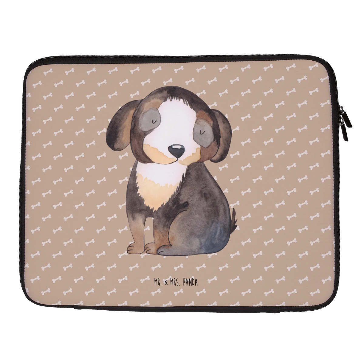 Notebook Tasche Hund Entspannen