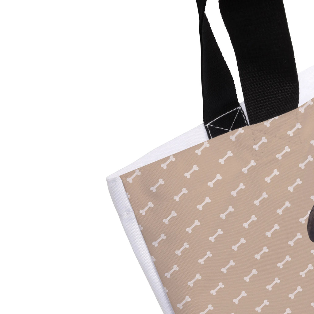 Shopper Hund Entspannen Freizeittasche, Einkaufsbeutel, Tragebeutel, Alltagstasche, Einkaufstasche, Tüte, Stofftasche, Schulbeutel, Schultertasche, Beutel, Schultasche, XXL Tasche, Strandtasche, XL, Shopper, Ausflug, Sprüche, Hund, Hundebesitzer, Hunderasse, Haustier, Hundemotiv, Tierliebhaber, Hundeliebe, Liebe, Schwarzer Hund, Hundeglück
