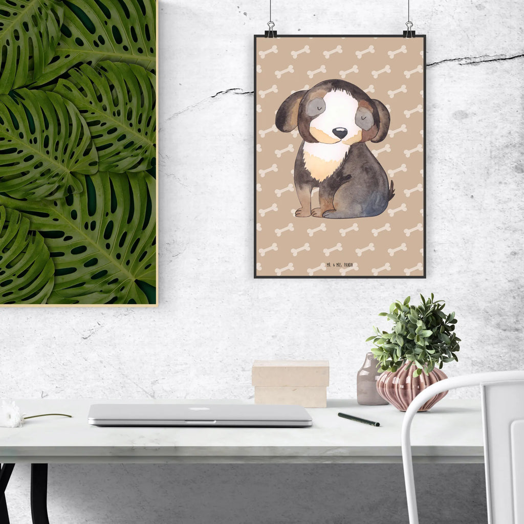 Poster Hund Entspannen wanddeko, Wandschmuck, Wandposter, Mr. & Mrs. Panda Poster, drucke, grafikposter, Posterdruck, wanddruck, Poster, kunstdruck poster, Wanddeko Bild, Wandbild, Wanddekoration, Bild für Wand, wandkunst, Plakat, kunst für die wand, kunstposter, Kunstdruck, Designposter, Bild, Deko Bild, Tierliebhaber, Haustier, Hundemotiv, Hundebesitzer, Hunderasse, Hund, Sprüche, Hundeliebe, Liebe, Schwarzer Hund, Hundeglück